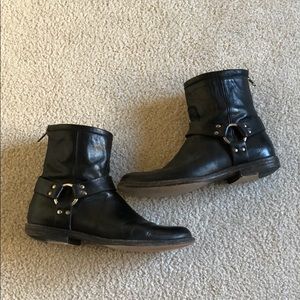 Frye Phillip Harness Short Bootie Size 8